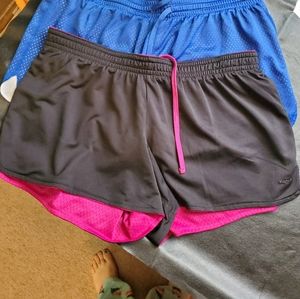 XL EUC reversible mesh gym shorts